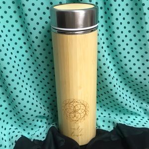 Sacred Lotus Love Bamboo Tea Tumbler